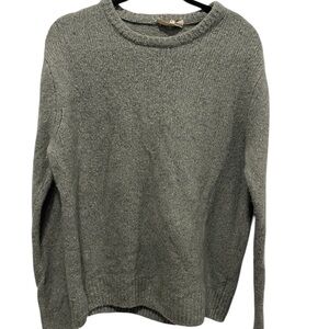Madewell Light Green Knit Crewneck Sweater
